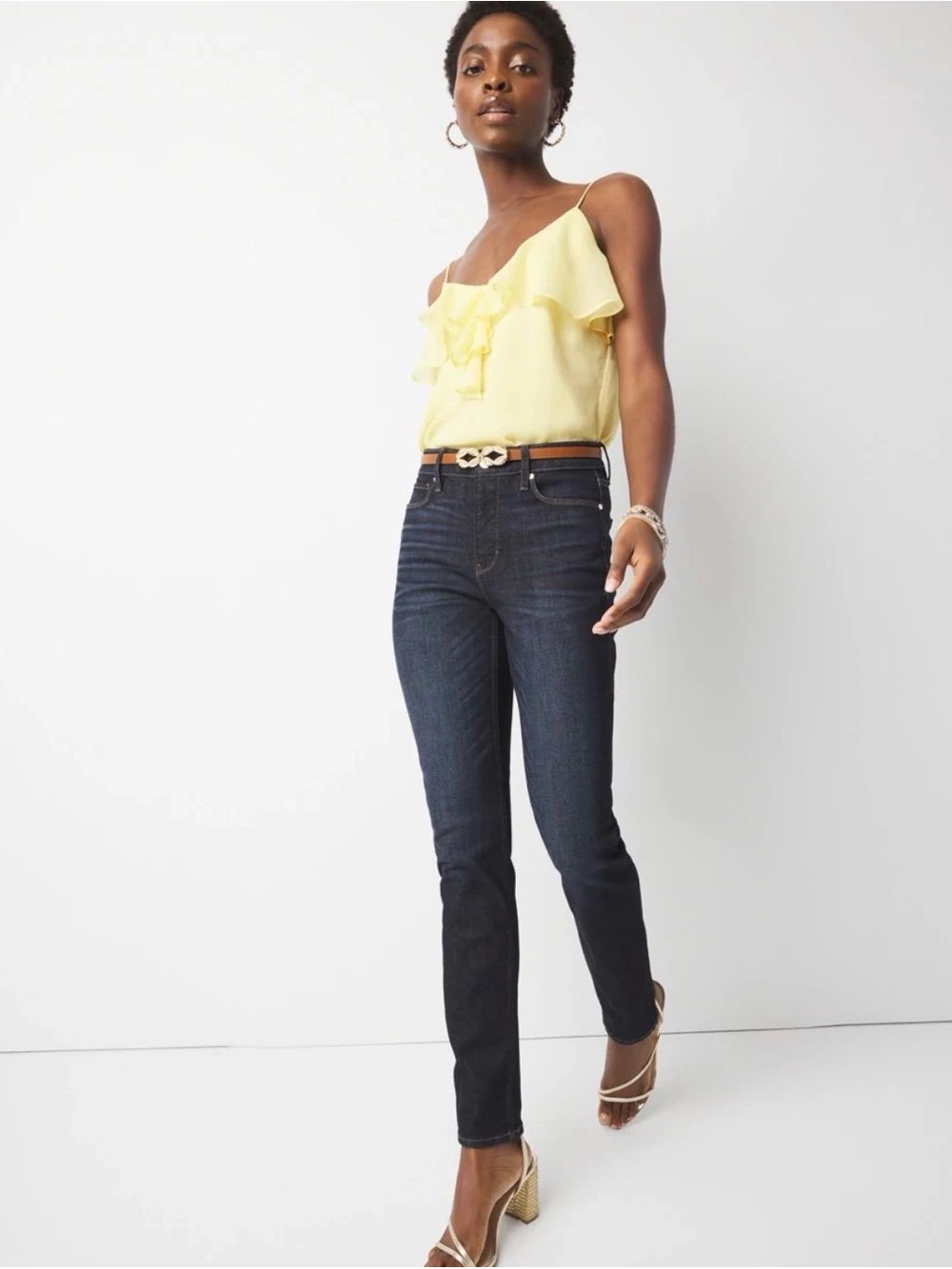 White House Black Market High-Rise Slim Sculpt Jeans